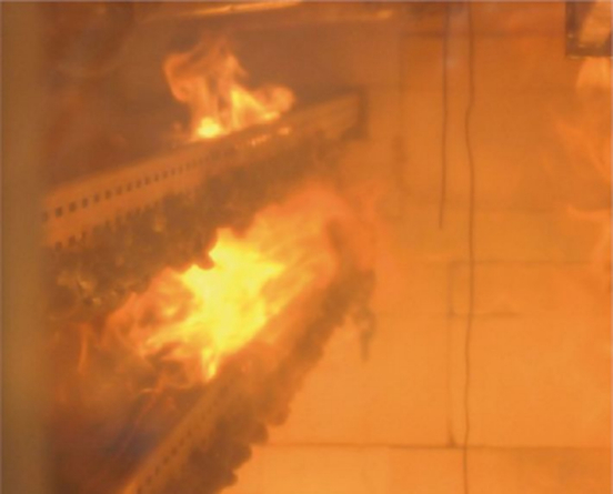 Le test de maintien en fonction est basé sur la courbe de température unitaire, qui représente les incendies réels dans les espaces clos