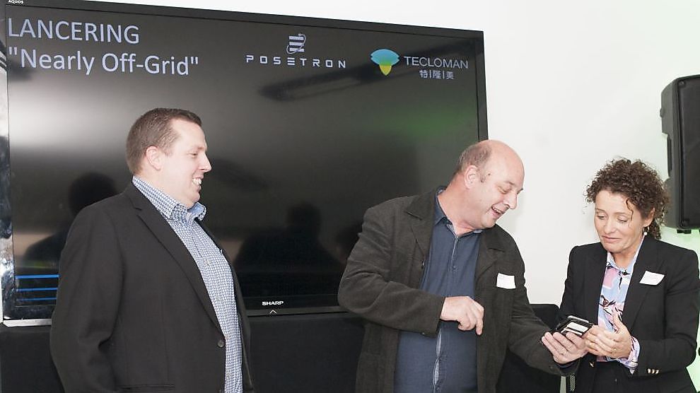 Posetron eerste Belgische bedrijf 'nearly off grid'