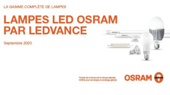 LAMPES LED OSRAM PAR LEDVANCE