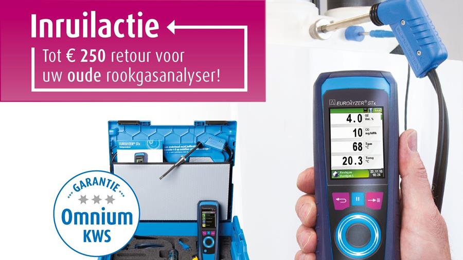 UW OUDE ROOKGASANALYSER IS TOT € 250 WAARD!