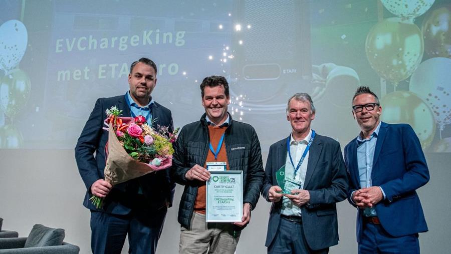 EVChargeKing remporte le Laadinfra Innovation Award belge 2025