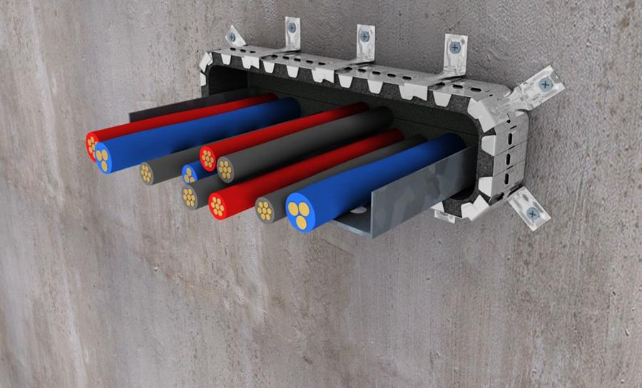 Comatage antifeu des traversées électriques