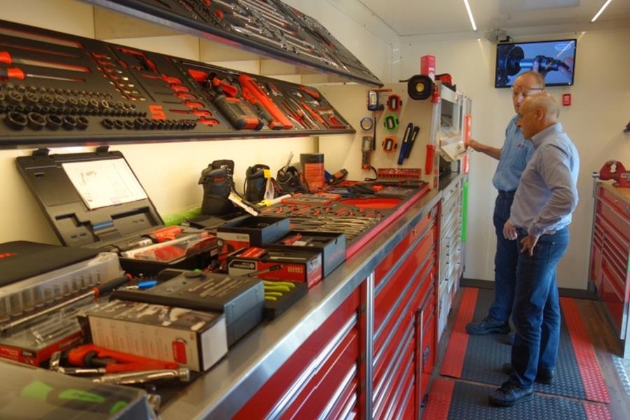 Le Garage De Kimpe ne tarit pas d’eloges sur les outils Snap-on 